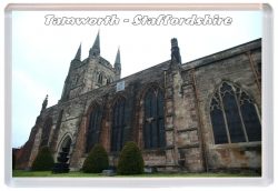 Tamworth - Staffordshire - Jumbo Fridge Magnet 21M3