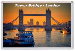 Tower Bridge - London - Jumbo Fridge Magnet 21M1
