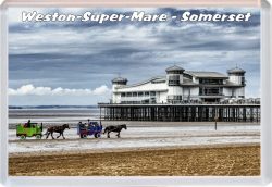 Weston-Super-Mare - Somerset - Jumbo Fridge Magnet 21M5