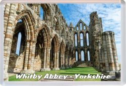 Whitby Abbey - Yorkshire - Jumbo Fridge Magnet 21M2