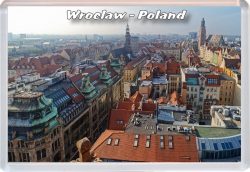 Wroclaw - Poland - Jumbo Fridge Magnet 21P5