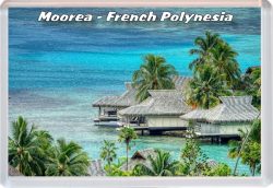 Moorea - French Polynesia - Jumbo Fridge Magnet