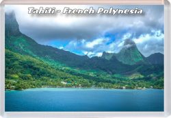 Tahiti - French Polynesia - Jumbo Fridge Magnet 22FP1
