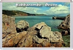Babbacombe - Devon - Jumbo Fridge Magnet 22M2