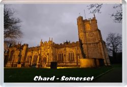 Chard - Somerset - Jumbo Fridge Magnet 21M1