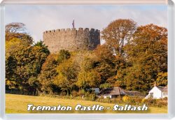 Trematon Castle - Saltash - Cornwall - Jumbo Fridge Magnet 22M1