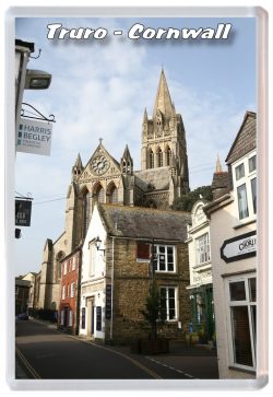 Truro - Cornwall - Jumbo Fridge Magnet 22C2