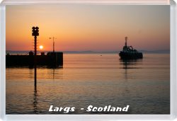 Largs - Scotland - Jumbo Fridge Magnet 21S1