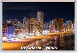 Levante - Benidorm - Spain - Jumbo Fridge Magnet 22S2