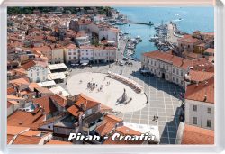 Piran - Croatia - Jumbo Fridge Magnet 22C3