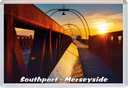Southport - Merseyside - Jumbo Fridge Magnet Souvenir Gift Present 22AP3
