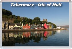 Tobermory - Isle of Mull - Scotland - Jumbo Fridge Magnet 21S1