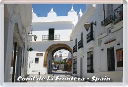 Conil de la Frontera - Spain - Jumbo Fridge Magnet 22S1