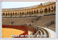 Plaza de Toros - Seville Bullring - Spain - Jumbo Fridge Magnet 22S1