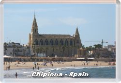 Chipiona - Spain - Jumbo Fridge Magnet 22S1