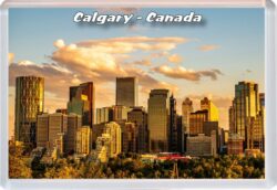 Calgary - Canada - Jumbo Fridge Magnet 22C4