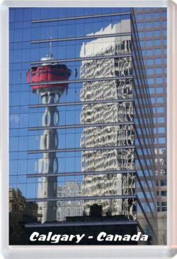 Calgary - Canada - Jumbo Fridge Magnet 22C5