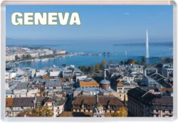 Geneva - Switzerland - Jumbo Fridge Magnet 25S2
