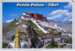 Potala Palace - Tibet - Jumbo Fridge Magnet 22T3