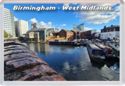 Birmingham - West Midlands - Jumbo Fridge Magnet 22MW2