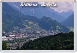 Bludnez - Austria - Jumbo Fridge Magnet 22A2