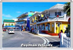 Cayman Islands - Caribbean - Jumbo Fridge Magnet 21CI1