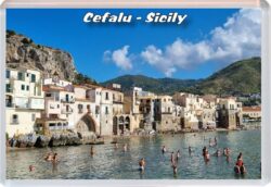 Cefalu - Sicily - Italy - Jumbo Fridge Magnet 22I3