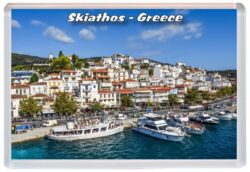 Skiathos - Greece - Jumbo Fridge Magnet 22C1