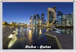 Doha - Qatar - Jumbo Fridge Magnet 22D6