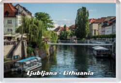 Ljubljana - Slovenia - Jumbo Fridge Magnet 22S7