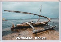 Mombasa - Kenya - Africa - Jumbo Fridge Magnet 22K2