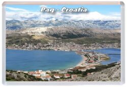 Pag - Croatia - Jumbo Fridge Magnet 22C1