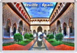 Seville - Spain - Jumbo Fridge Magnet 22E12