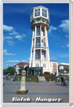 Siofok - Hungary - Jumbo Fridge Magnet 22H1