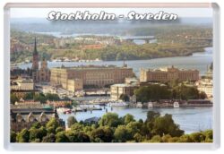 Stockholm - Sweden - Jumbo Fridge Magnet 22S6