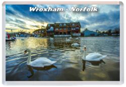 Wroxham - Norfolk - Jumbo Fridge Magnet Souvenir Gift Present 22E1