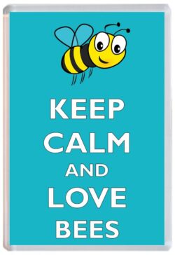 Keep Calm and Love Bee/Bees - Jumbo Fridge Magnet