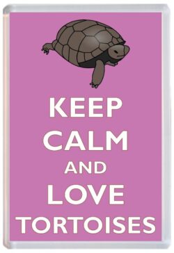 Keep Calm and Love Tortoises/Tortoise - Jumbo Fridge Magnet
