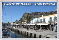 Puerto de Mogan - Gran Canaria - Jumbo Fridge Magnet 23GC1