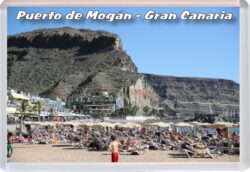 Puerto de Mogan - Gran Canaria - Jumbo Fridge Magnet 23GC2