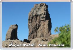 Roque Nublo - Gran Canaria - Jumbo Fridge Magnet 23GC1