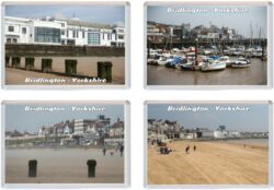Bridlington - Yorkshire - 4 PACK - Jumbo Fridge Magnet