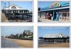 Cleethorpes - Lincolnshire - 4 PACK - Jumbo Fridge Magnet