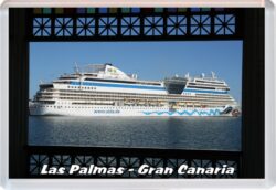 Las Palmas - Gran Canaria - Jumbo Fridge Magnet 23GC7
