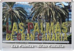 Las Palmas - Gran Canaria - Jumbo Fridge Magnet 23GC8