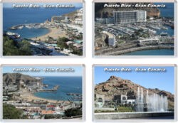 Puerto Rico - Gran Canaria - 4 PACK - Jumbo Fridge Magnet