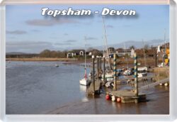 Topsham - Devon - Jumbo Fridge Magnet Souvenir 23JM2