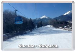 Bansko - Bulgaria - Jumbo Fridge Magnet Souvenir 23JM1
