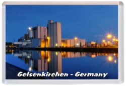 Gelsenkirchen - Germany - Jumbo Fridge Magnet Souvenir 23JM2