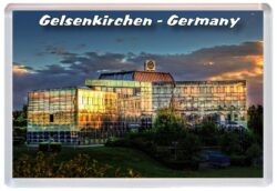 Gelsenkirchen - Germany - Jumbo Fridge Magnet Souvenir 23JM4